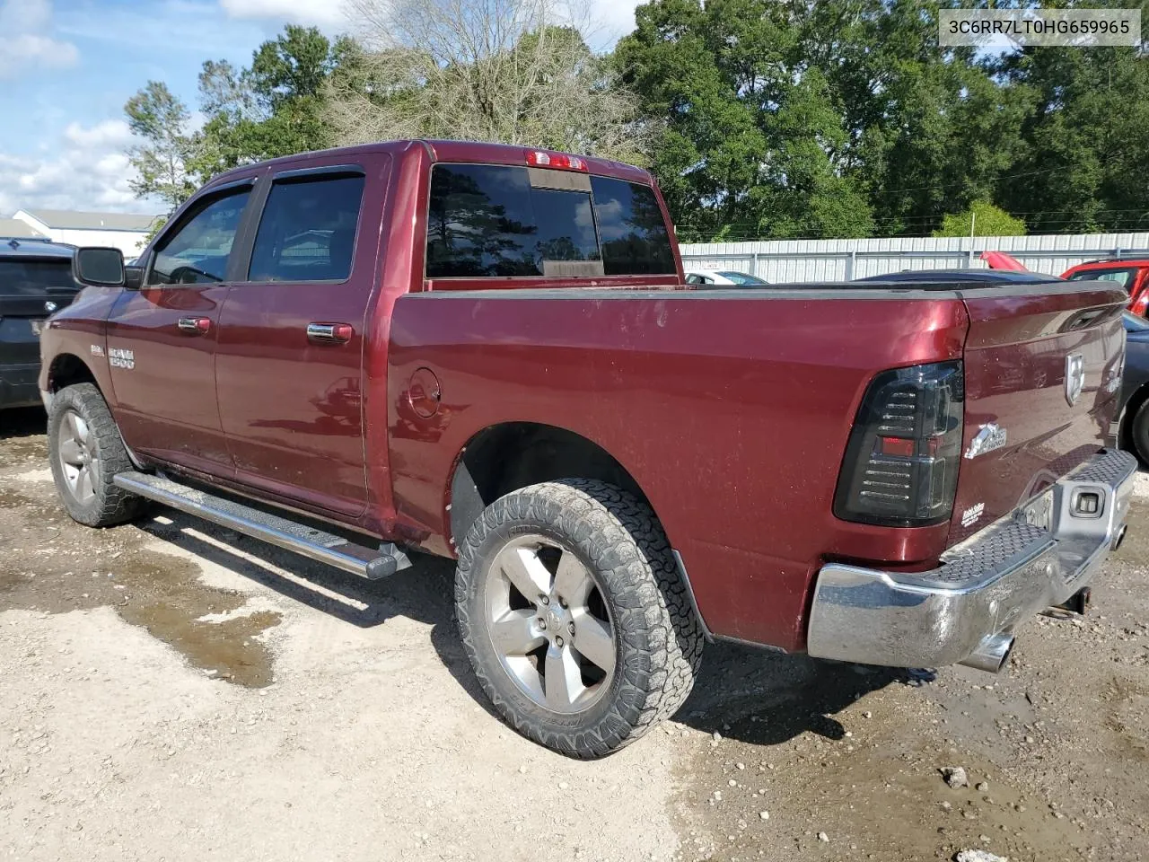 2017 Ram 1500 Slt VIN: 3C6RR7LT0HG659965 Lot: 72084184