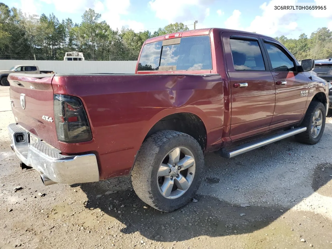 2017 Ram 1500 Slt VIN: 3C6RR7LT0HG659965 Lot: 72084184