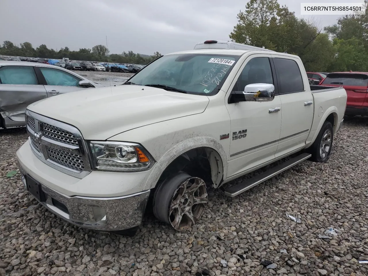 2017 Ram 1500 Laramie VIN: 1C6RR7NT5HS854501 Lot: 72120184