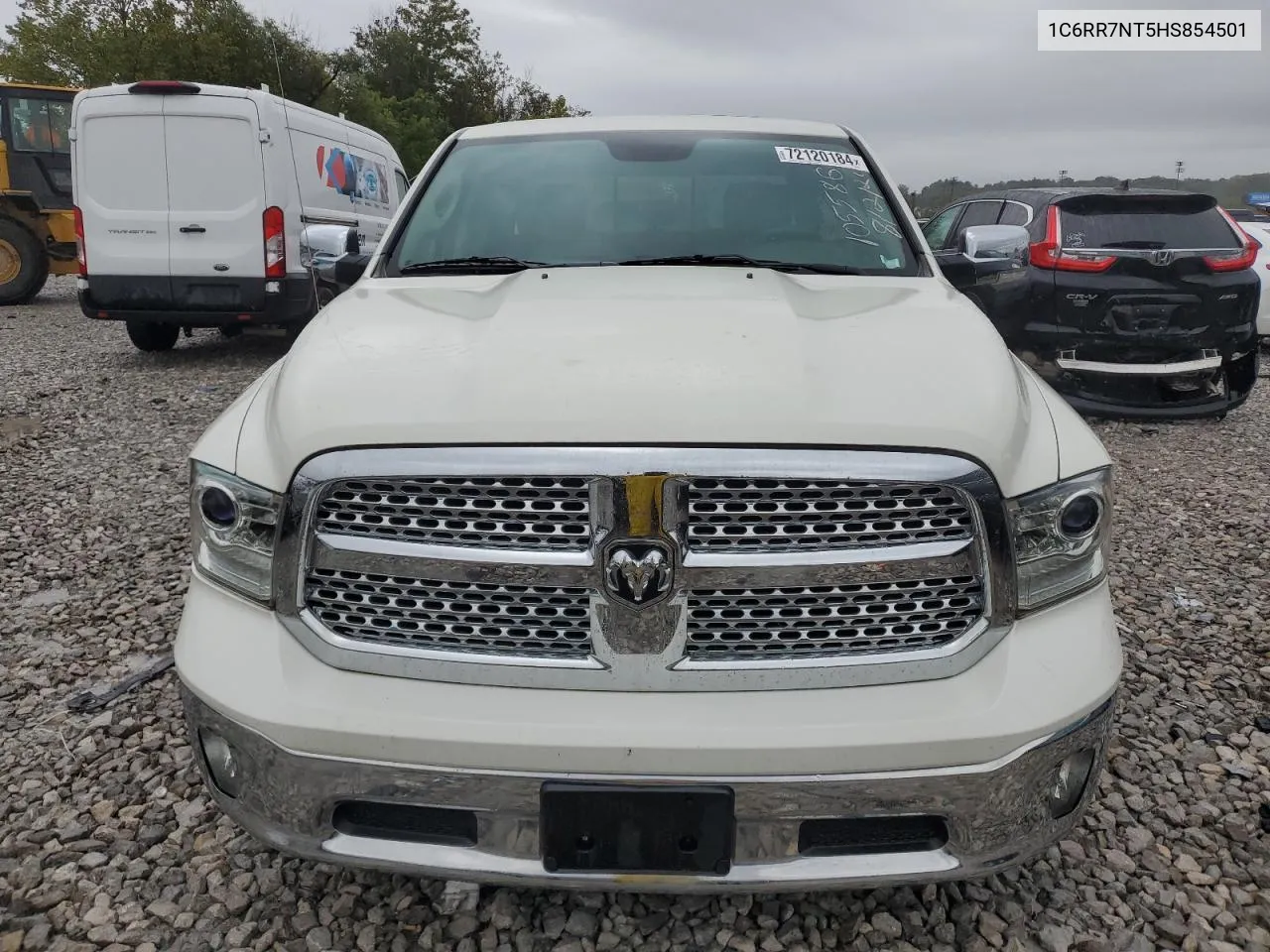 2017 Ram 1500 Laramie VIN: 1C6RR7NT5HS854501 Lot: 72120184