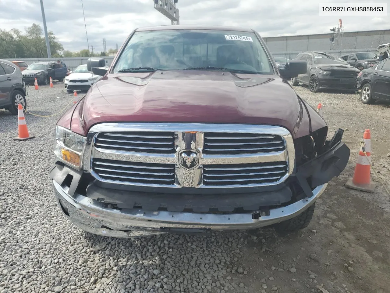 2017 Ram 1500 Slt VIN: 1C6RR7LGXHS858453 Lot: 72125744