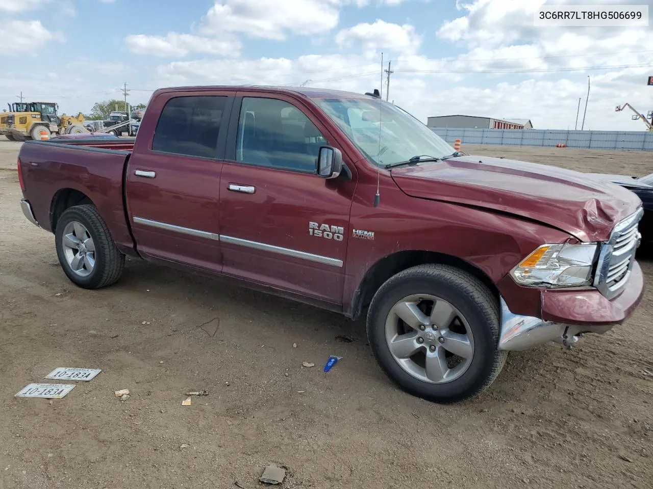 2017 Ram 1500 Slt VIN: 3C6RR7LT8HG506699 Lot: 72126494