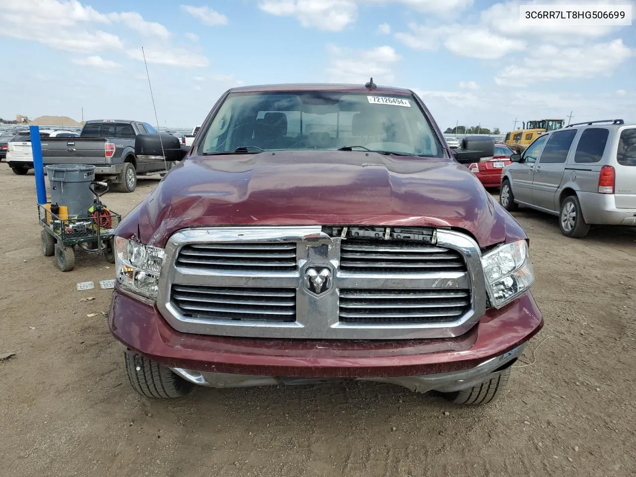 2017 Ram 1500 Slt VIN: 3C6RR7LT8HG506699 Lot: 72126494