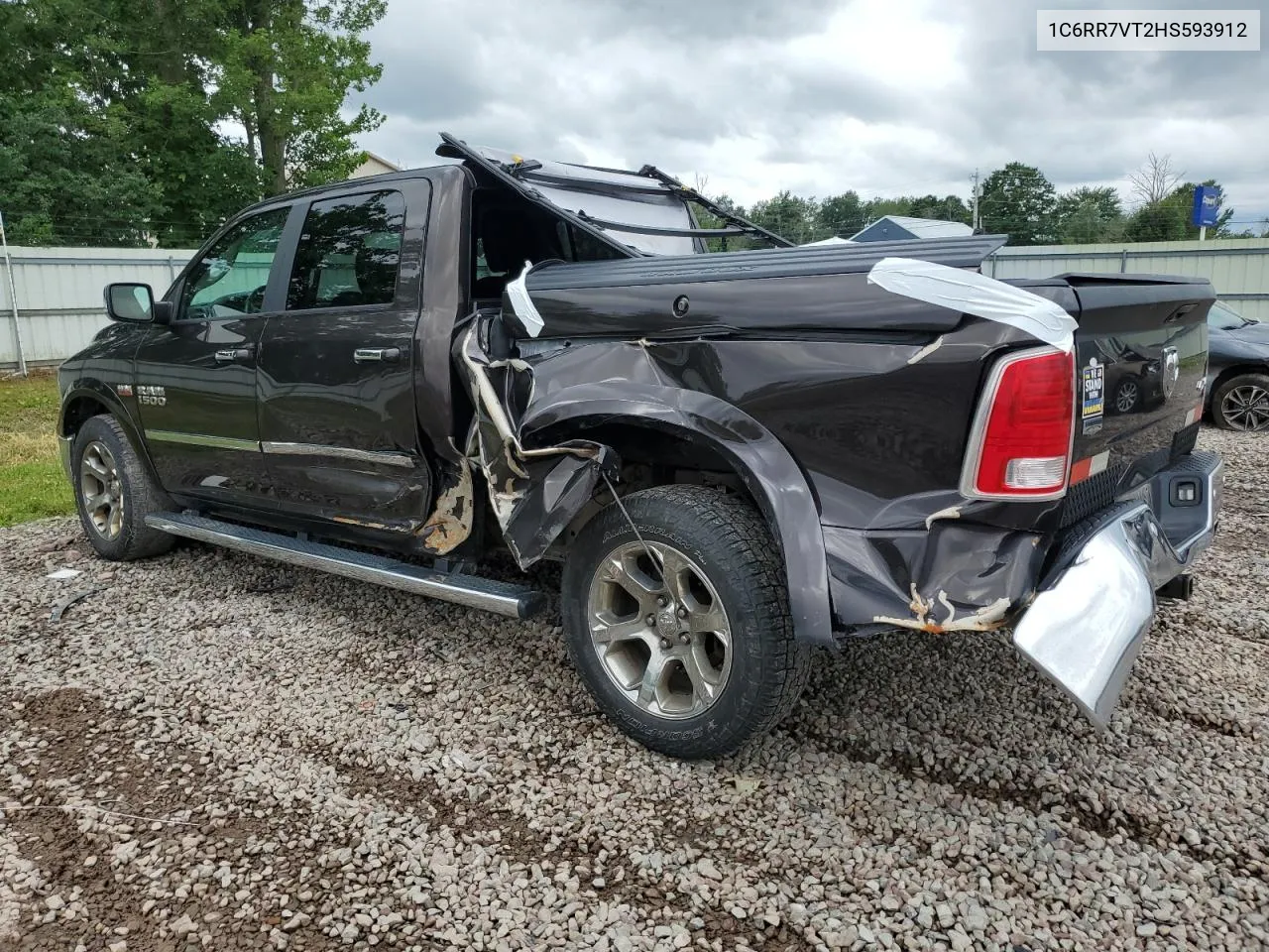 2017 Ram 1500 Laramie VIN: 1C6RR7VT2HS593912 Lot: 72138784