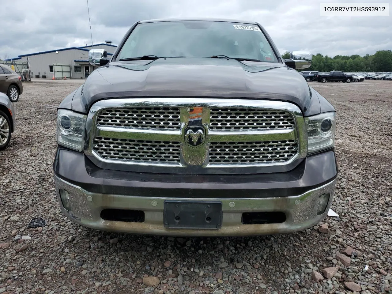 2017 Ram 1500 Laramie VIN: 1C6RR7VT2HS593912 Lot: 72138784