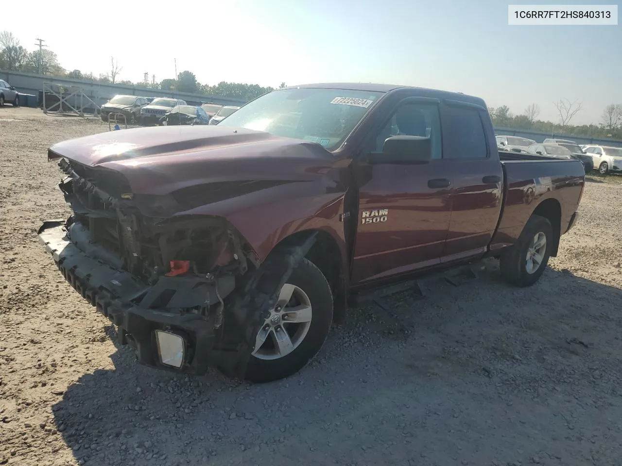 2017 Ram 1500 St VIN: 1C6RR7FT2HS840313 Lot: 72225024