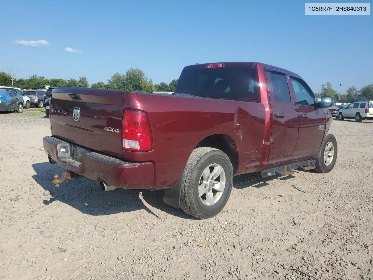 2017 Ram 1500 St VIN: 1C6RR7FT2HS840313 Lot: 72225024