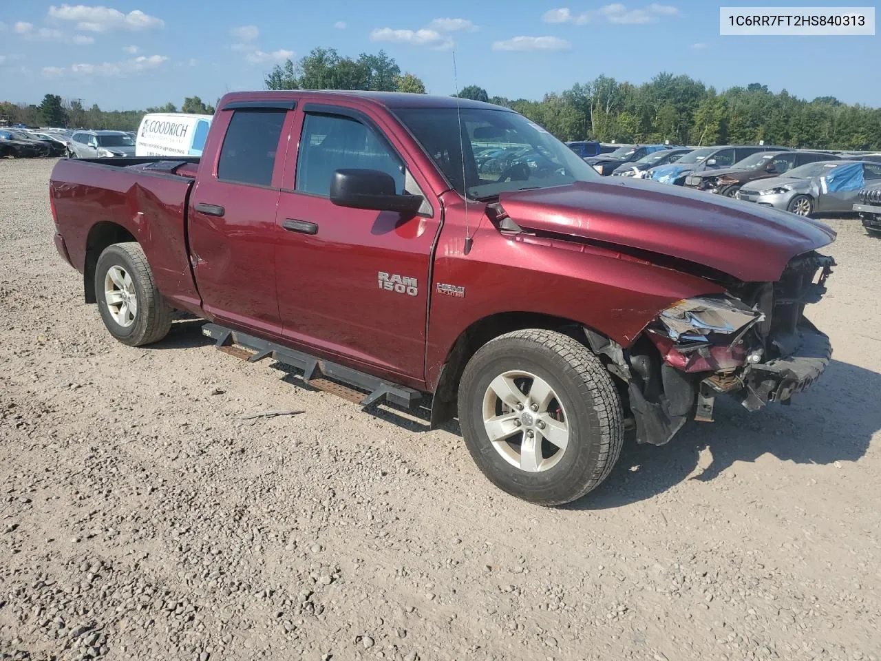 2017 Ram 1500 St VIN: 1C6RR7FT2HS840313 Lot: 72225024