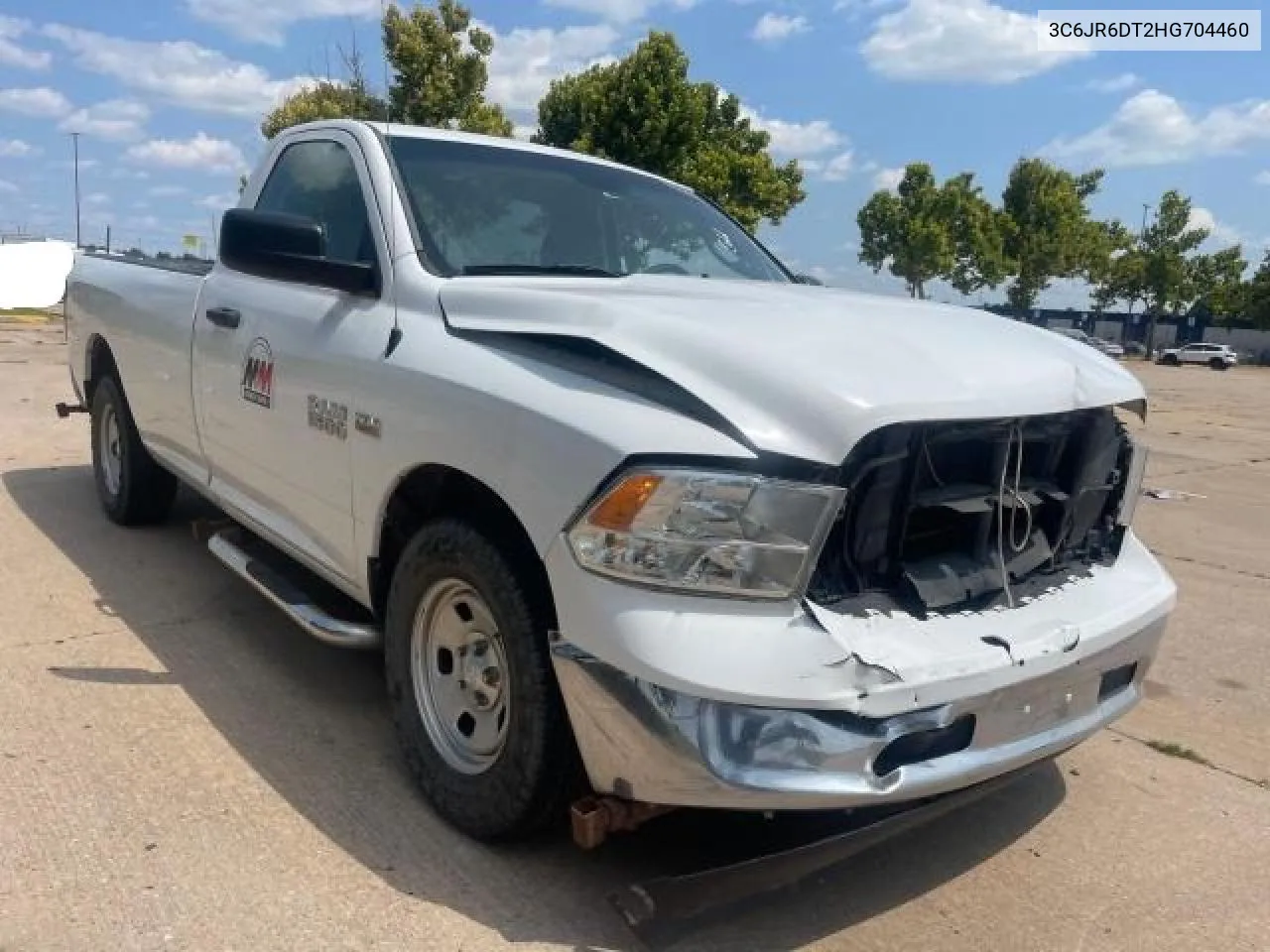 2017 Ram 1500 St VIN: 3C6JR6DT2HG704460 Lot: 72308404