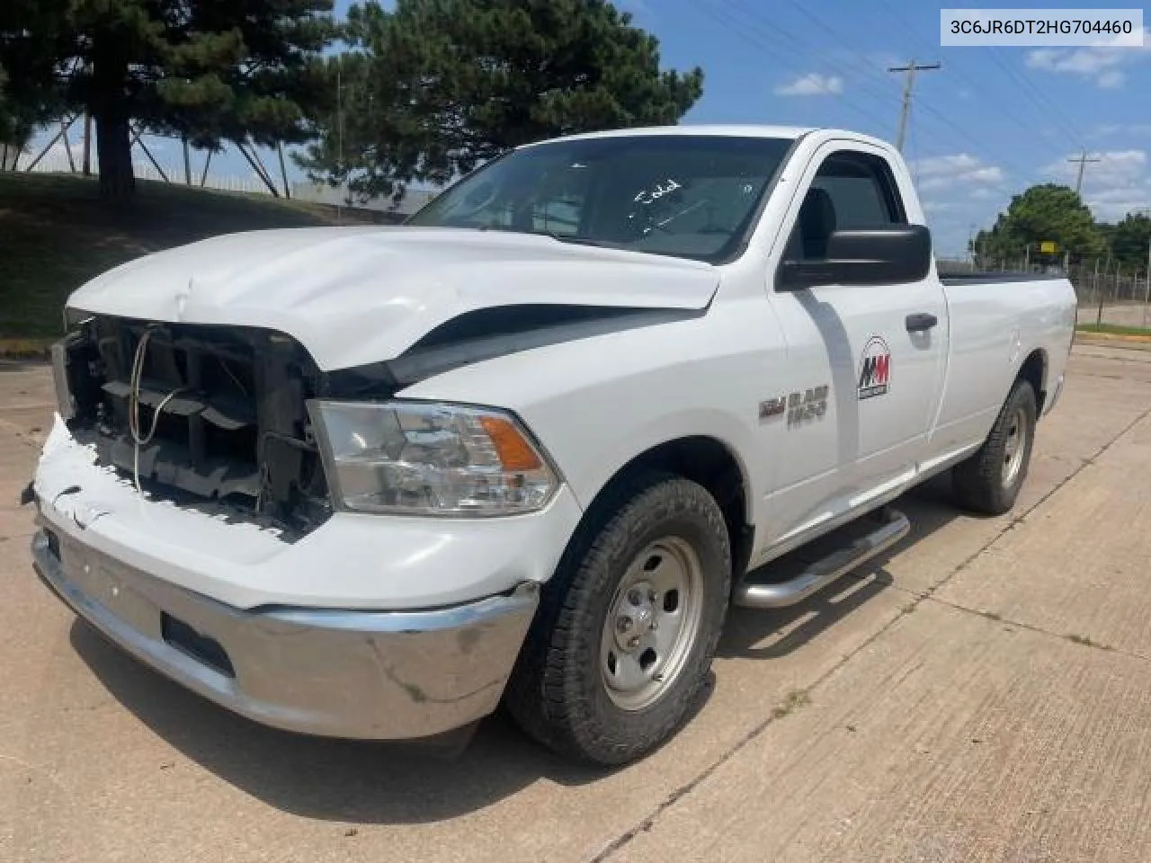 2017 Ram 1500 St VIN: 3C6JR6DT2HG704460 Lot: 72308404