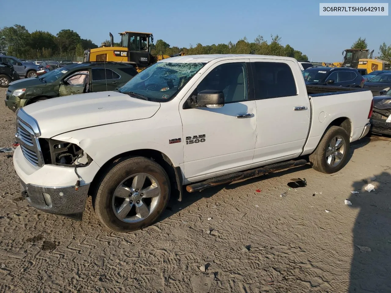 2017 Ram 1500 Slt VIN: 3C6RR7LT5HG642918 Lot: 72340044