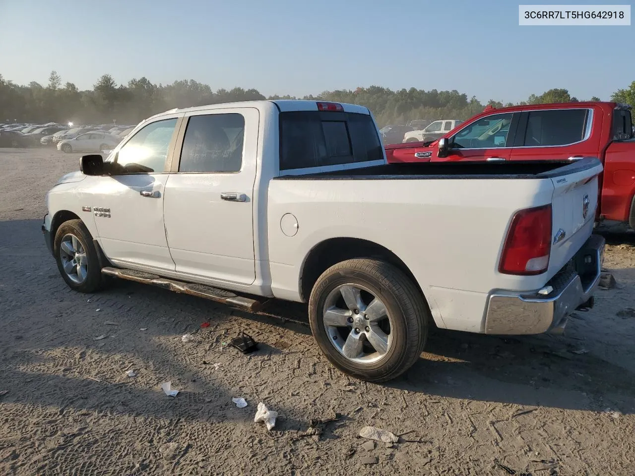 2017 Ram 1500 Slt VIN: 3C6RR7LT5HG642918 Lot: 72340044