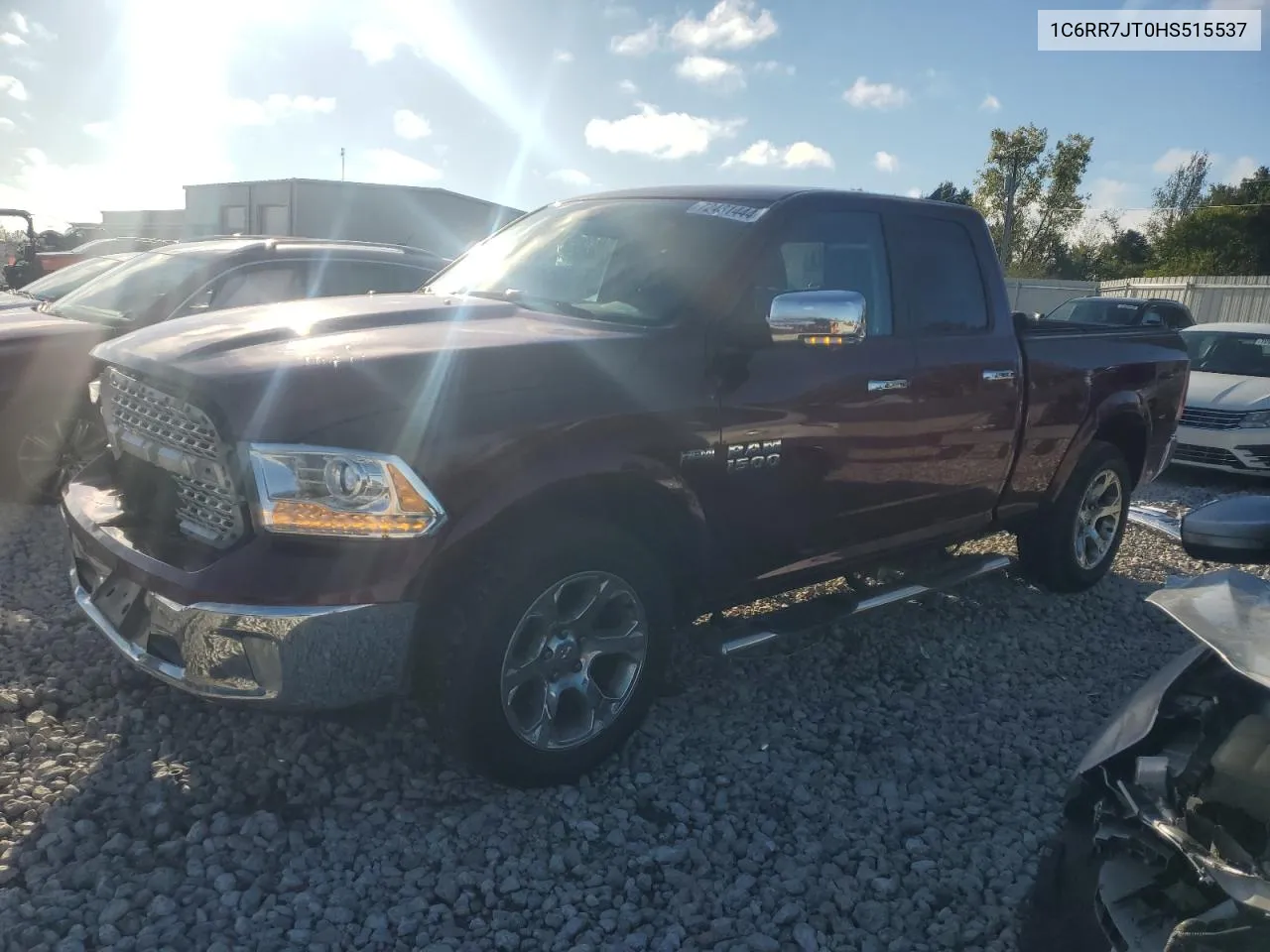 2017 Ram 1500 Laramie VIN: 1C6RR7JT0HS515537 Lot: 72431444