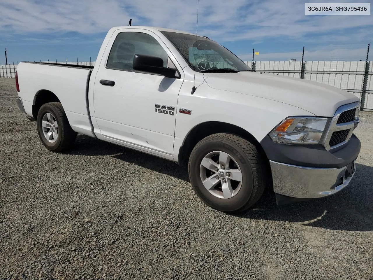 2017 Ram 1500 St VIN: 3C6JR6AT3HG795436 Lot: 72473934