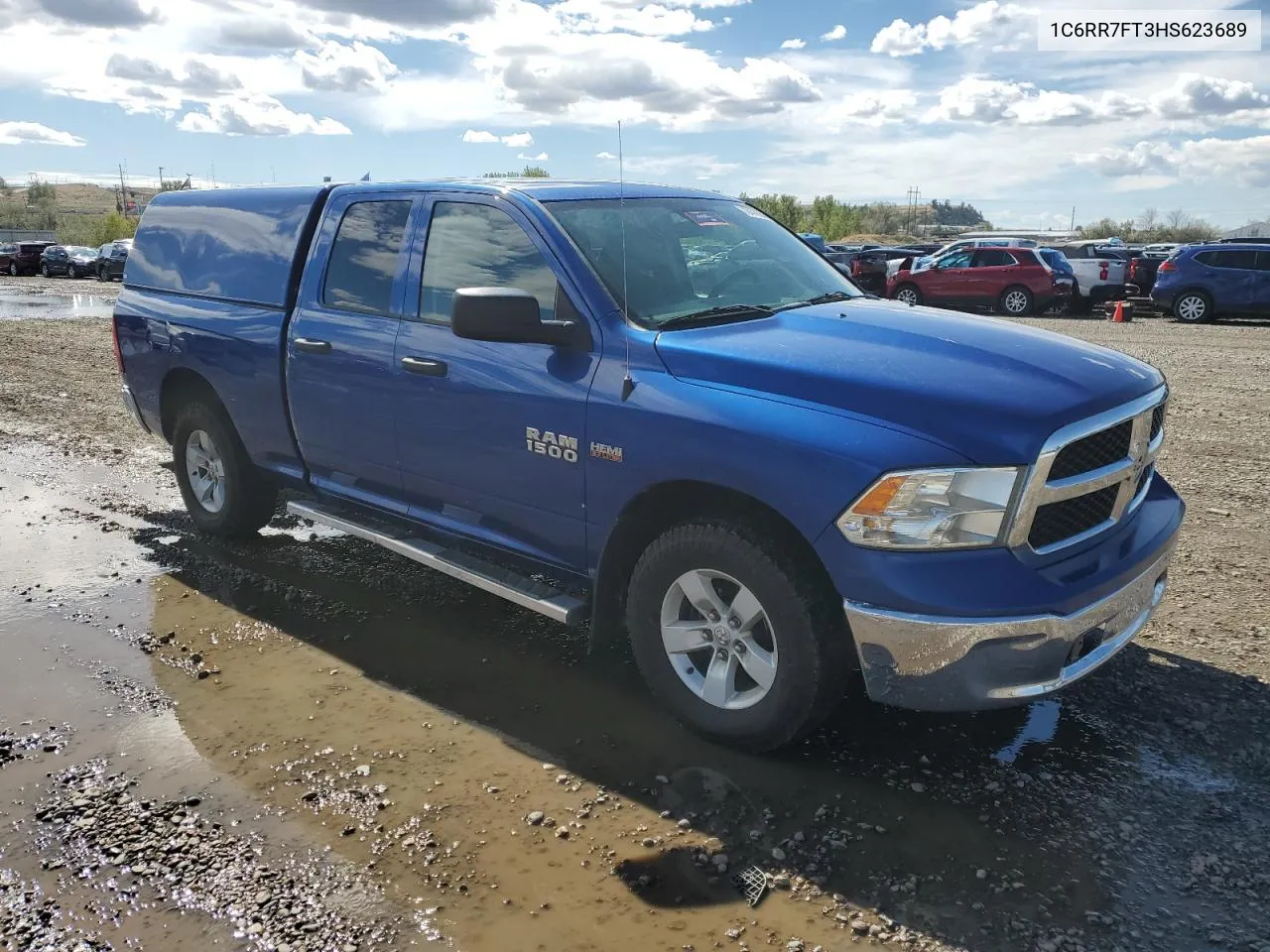 2017 Ram 1500 St VIN: 1C6RR7FT3HS623689 Lot: 72478354