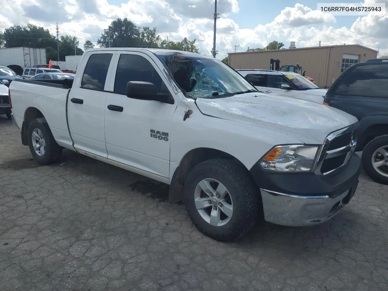 2017 Ram 1500 St VIN: 1C6RR7FG4HS725943 Lot: 72606134