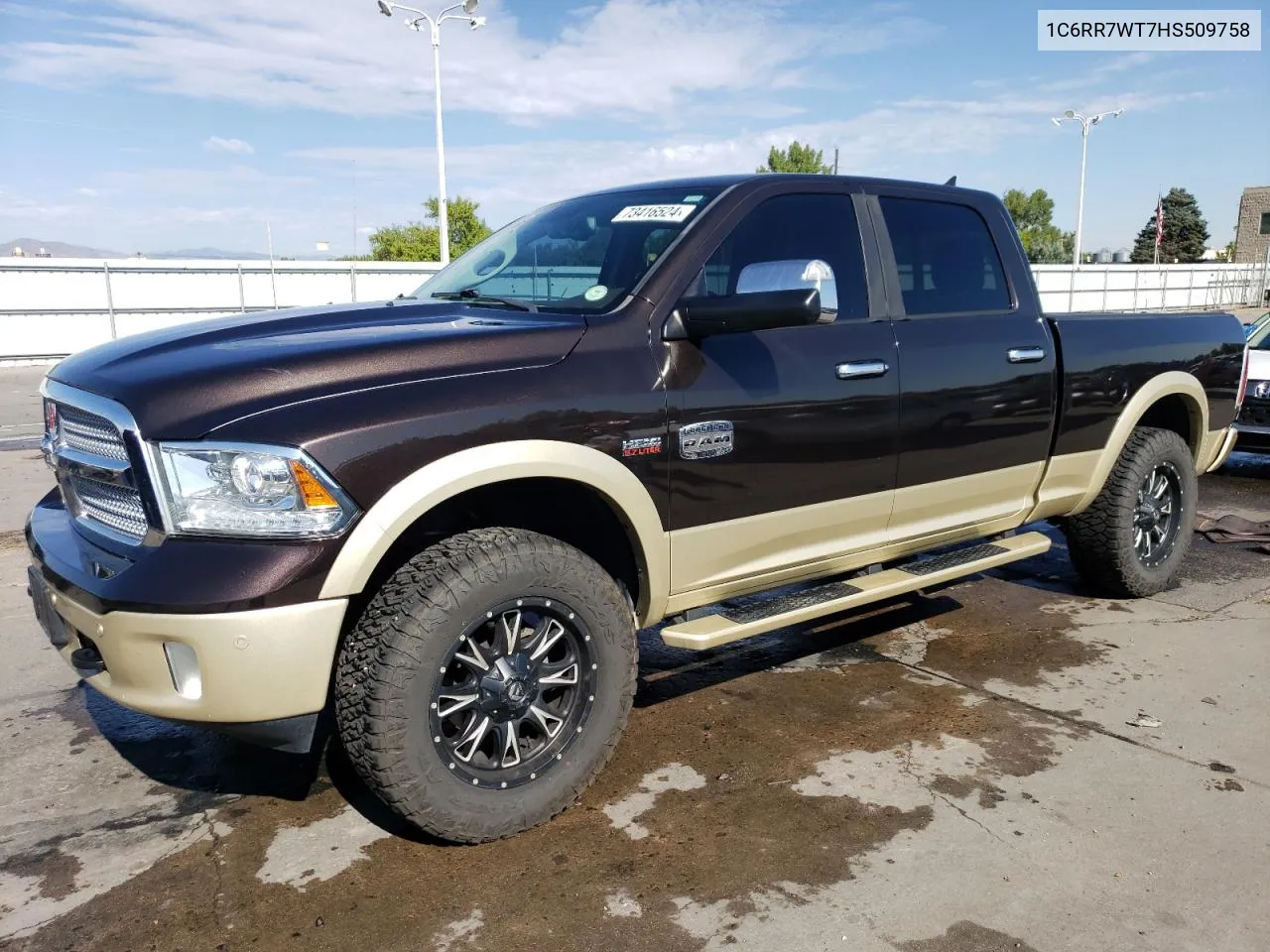 2017 Ram 1500 Longhorn VIN: 1C6RR7WT7HS509758 Lot: 73416524