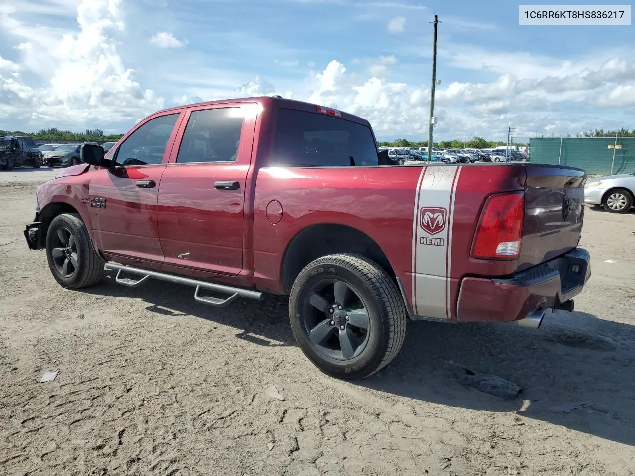 2017 Ram 1500 St VIN: 1C6RR6KT8HS836217 Lot: 73416764