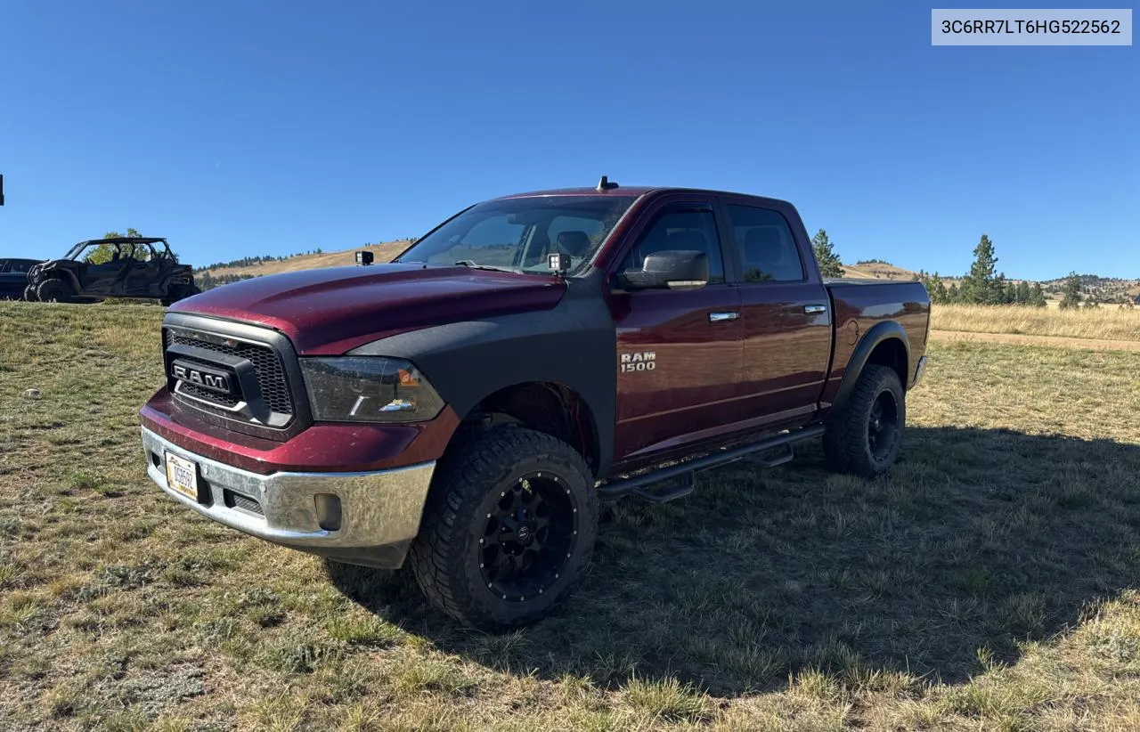 2017 Ram 1500 Slt VIN: 3C6RR7LT6HG522562 Lot: 73599384