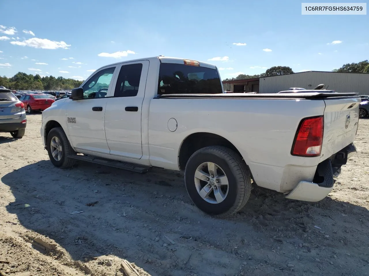 2017 Ram 1500 St VIN: 1C6RR7FG5HS634759 Lot: 73741154