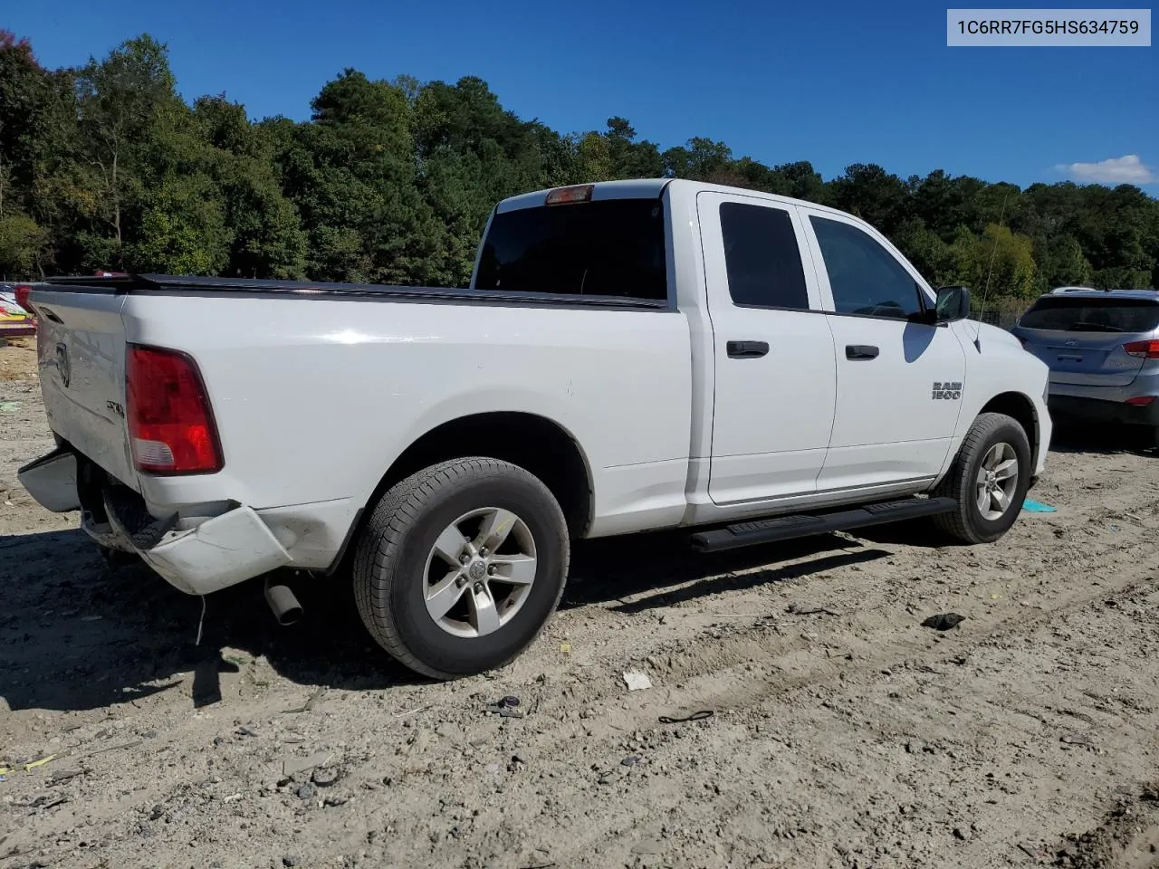 2017 Ram 1500 St VIN: 1C6RR7FG5HS634759 Lot: 73741154