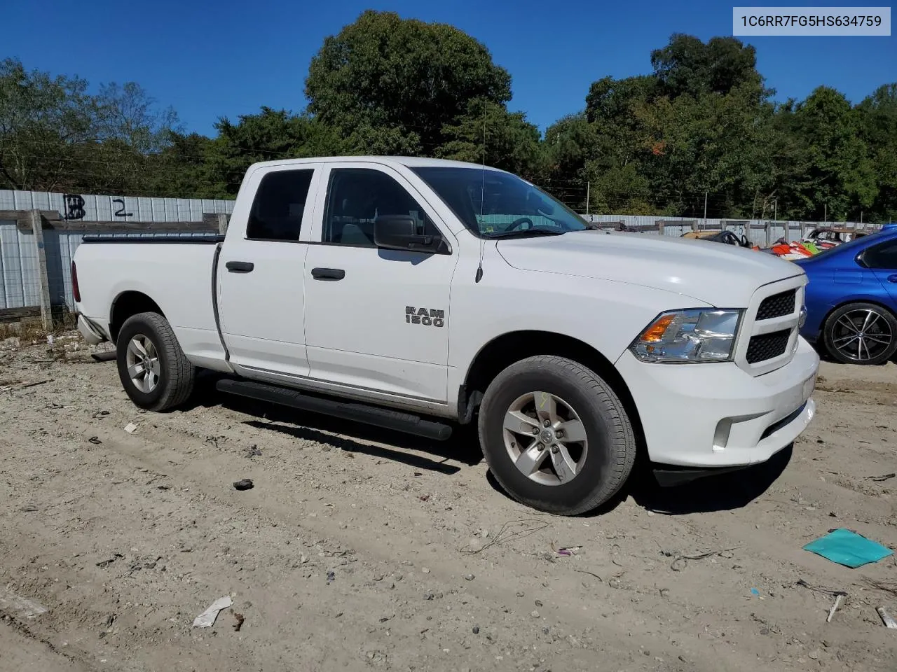 2017 Ram 1500 St VIN: 1C6RR7FG5HS634759 Lot: 73741154