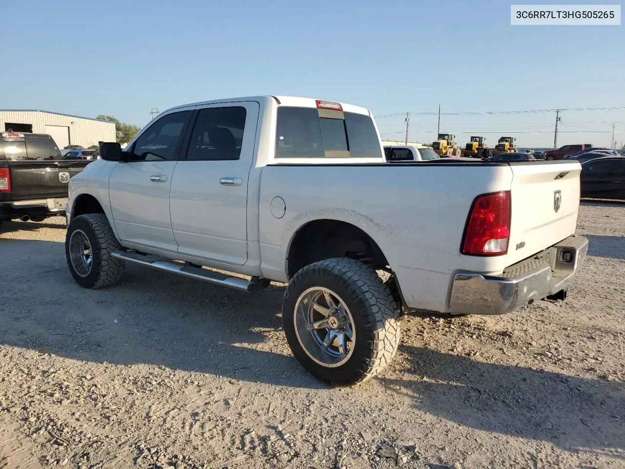 2017 Ram 1500 Slt VIN: 3C6RR7LT3HG505265 Lot: 73847814