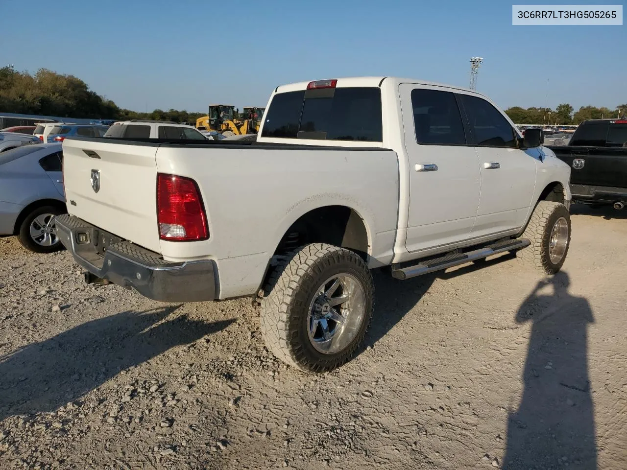 2017 Ram 1500 Slt VIN: 3C6RR7LT3HG505265 Lot: 73847814