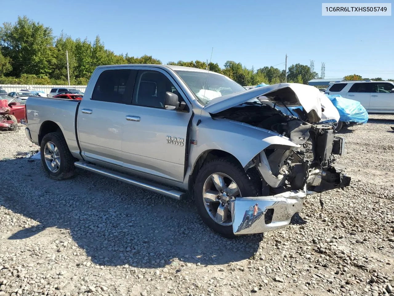 2017 Ram 1500 Slt VIN: 1C6RR6LTXHS505749 Lot: 74123384