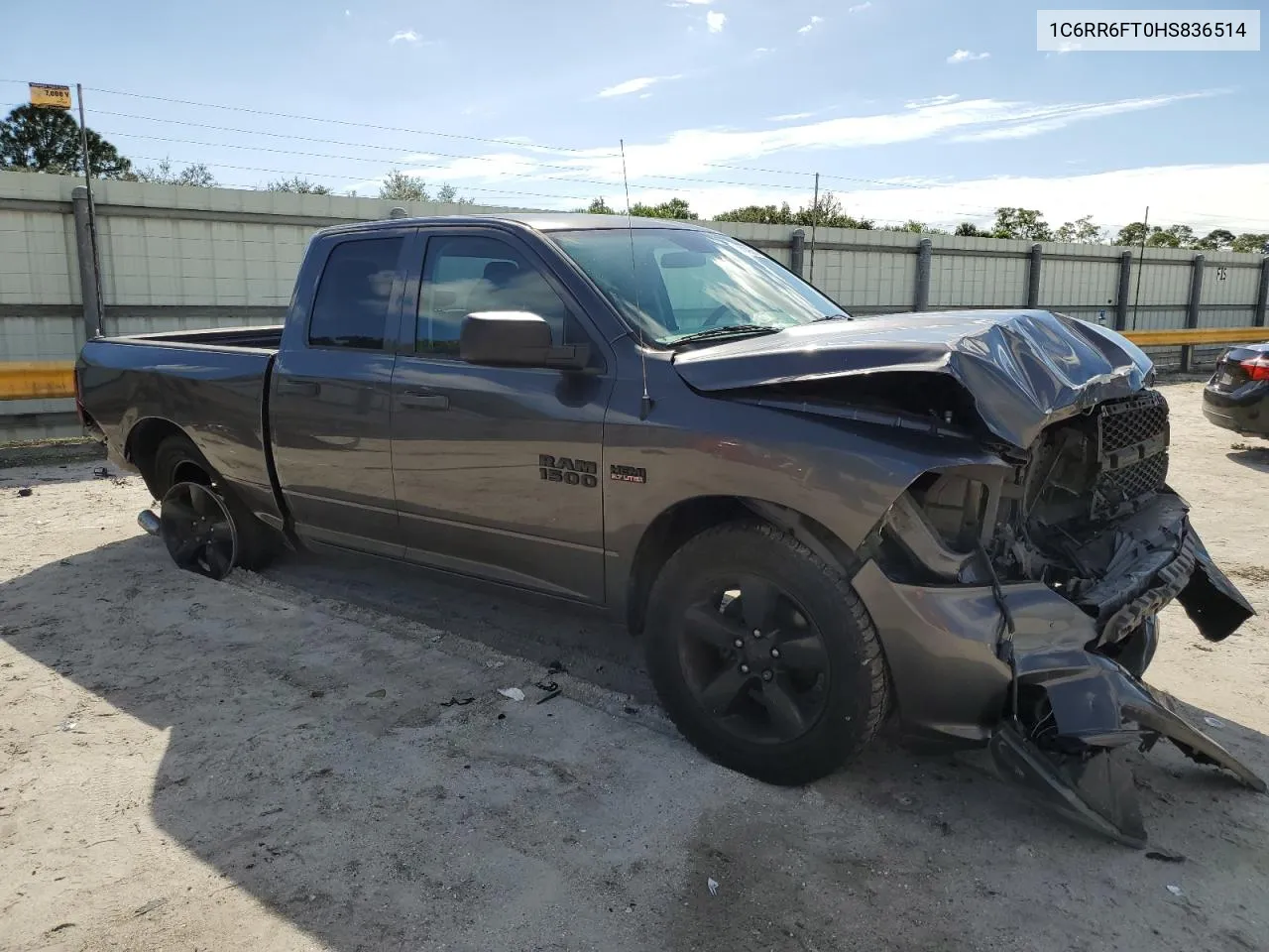 2017 Ram 1500 St VIN: 1C6RR6FT0HS836514 Lot: 74149554