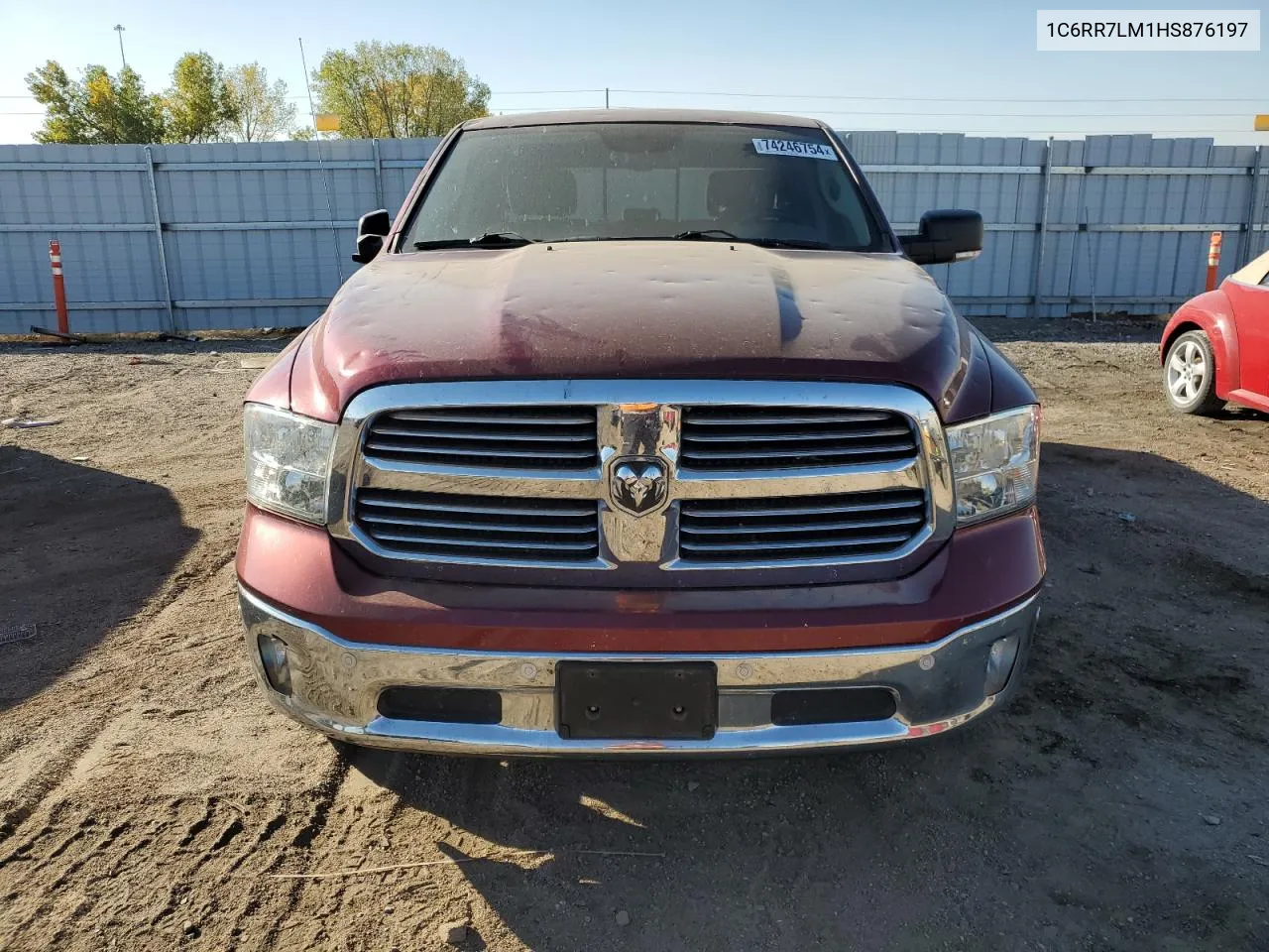 2017 Ram 1500 Slt VIN: 1C6RR7LM1HS876197 Lot: 74246754