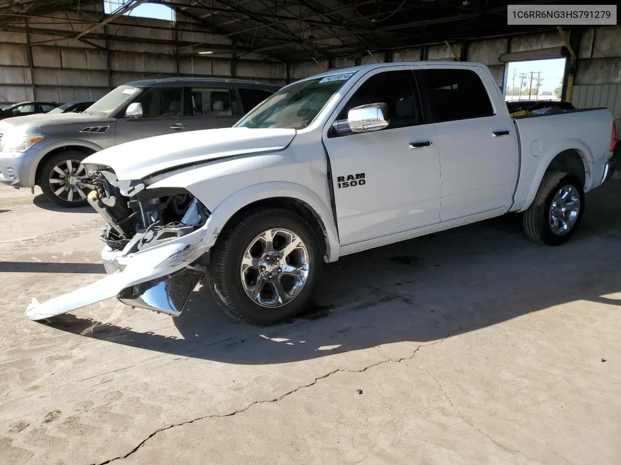 2017 Ram 1500 Laramie VIN: 1C6RR6NG3HS791279 Lot: 74315814