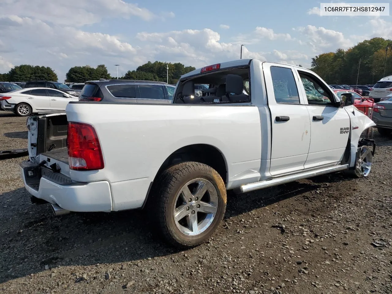 2017 Ram 1500 St VIN: 1C6RR7FT2HS812947 Lot: 74421014