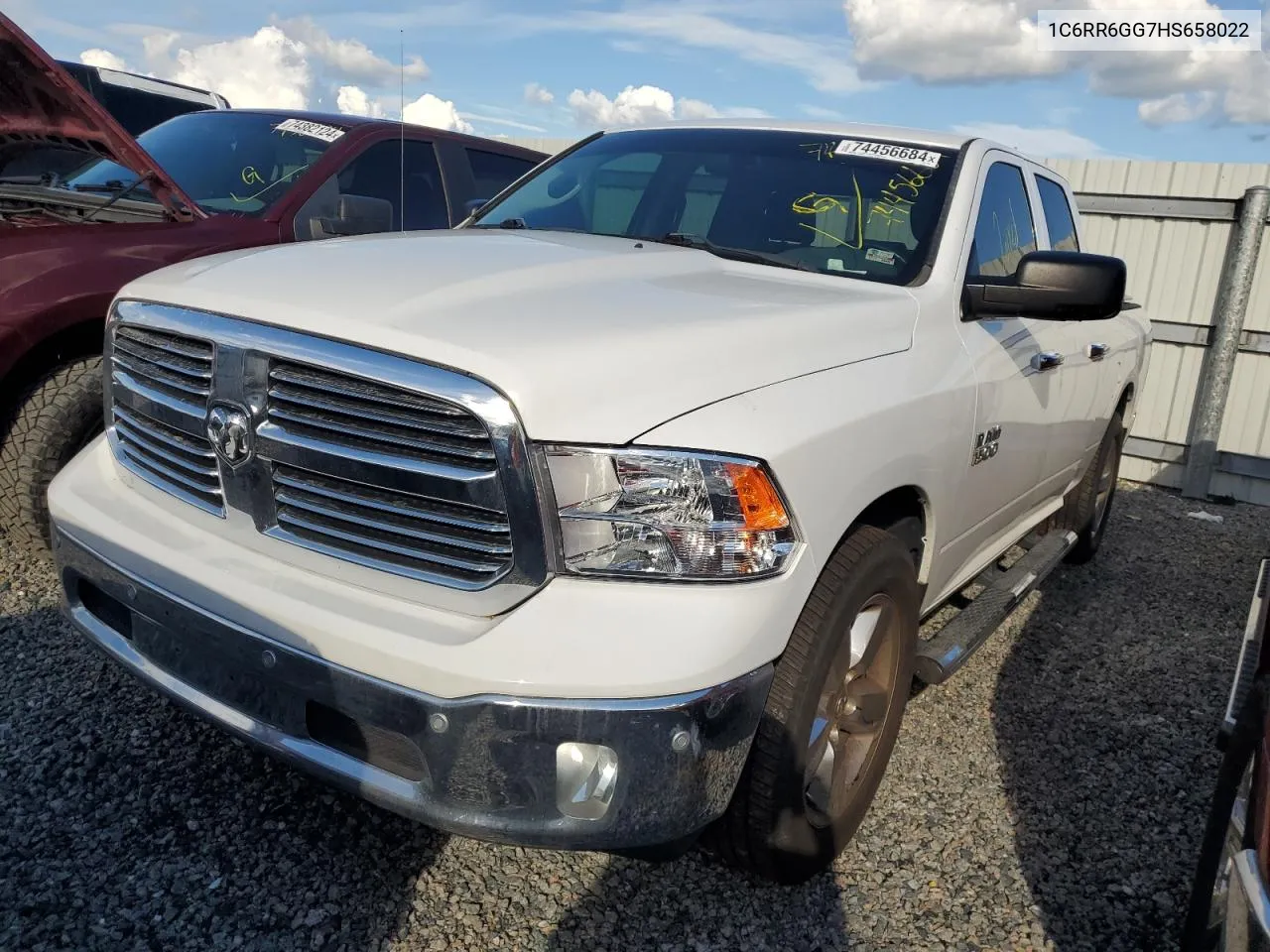 2017 Ram 1500 Slt VIN: 1C6RR6GG7HS658022 Lot: 74456684