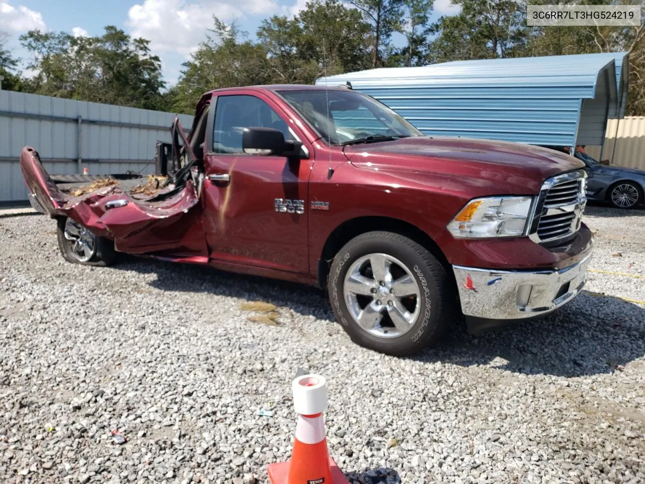 2017 Ram 1500 Slt VIN: 3C6RR7LT3HG524219 Lot: 74672264