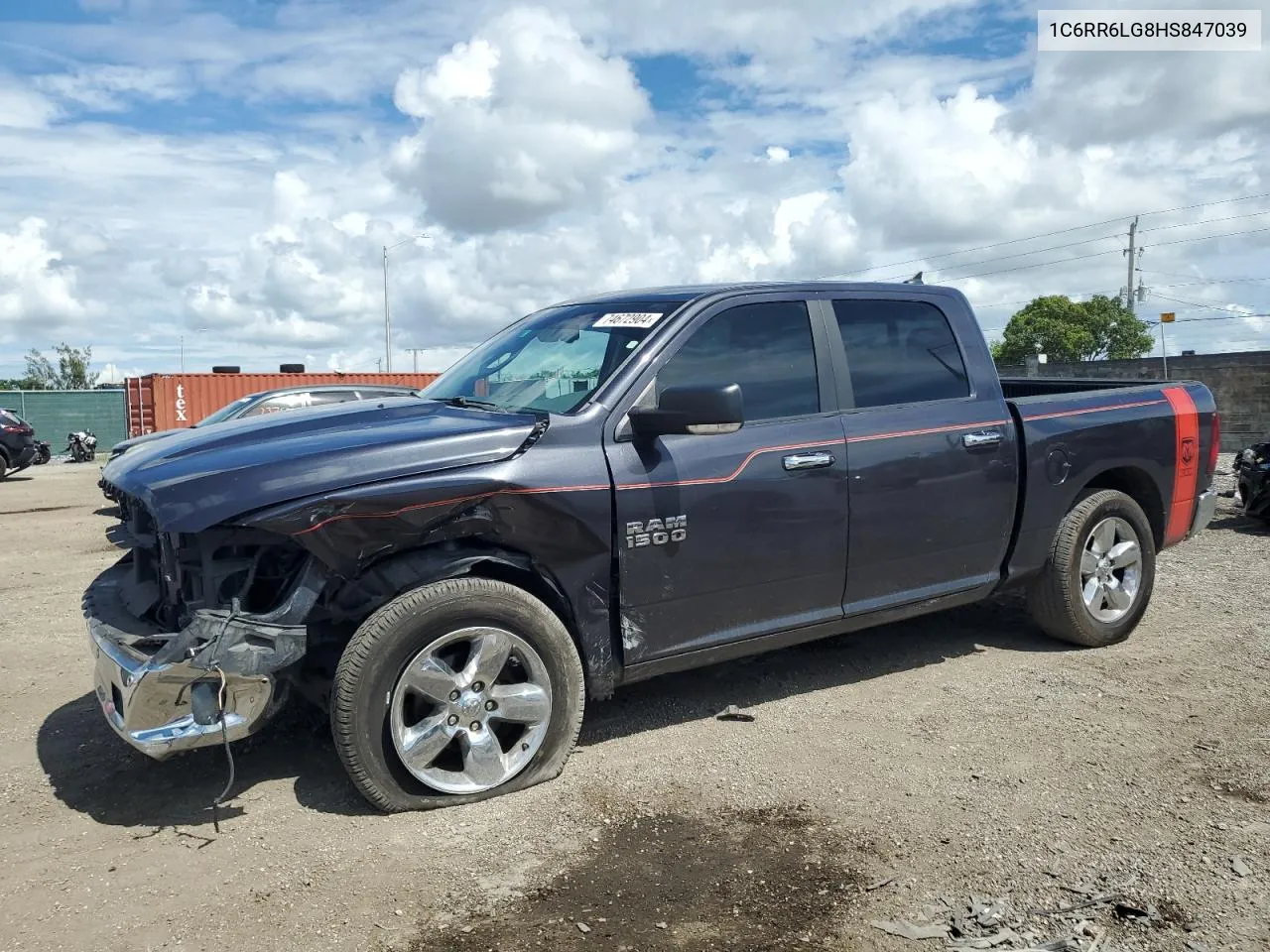 2017 Ram 1500 Slt VIN: 1C6RR6LG8HS847039 Lot: 74672904