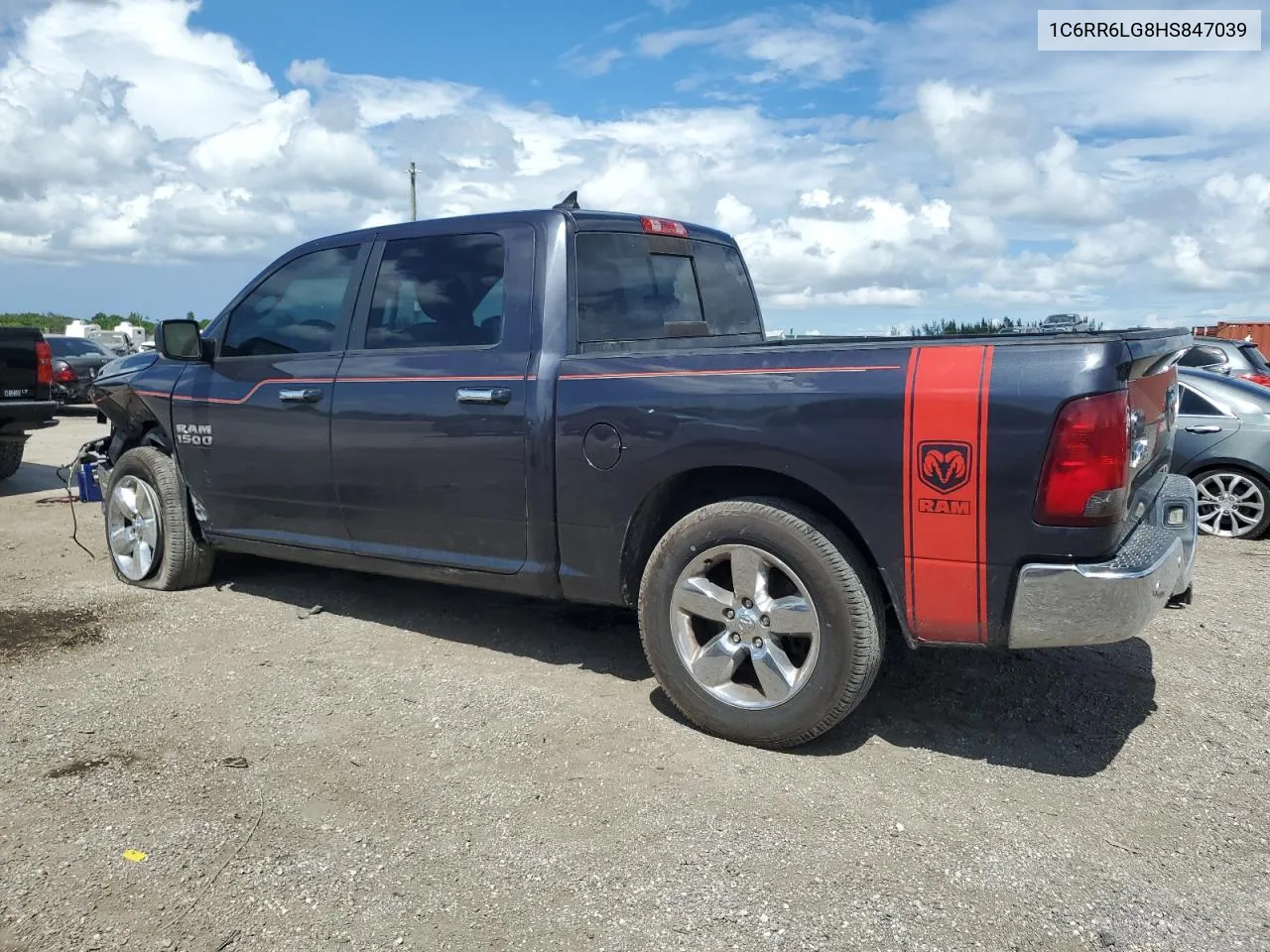 2017 Ram 1500 Slt VIN: 1C6RR6LG8HS847039 Lot: 74672904