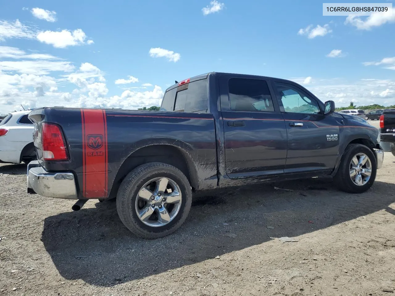 2017 Ram 1500 Slt VIN: 1C6RR6LG8HS847039 Lot: 74672904