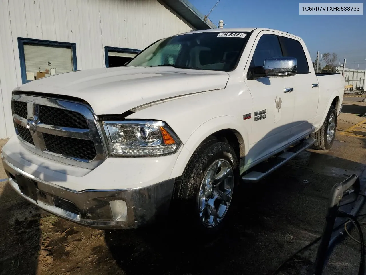 2017 Ram 1500 Laramie VIN: 1C6RR7VTXHS533733 Lot: 74688894