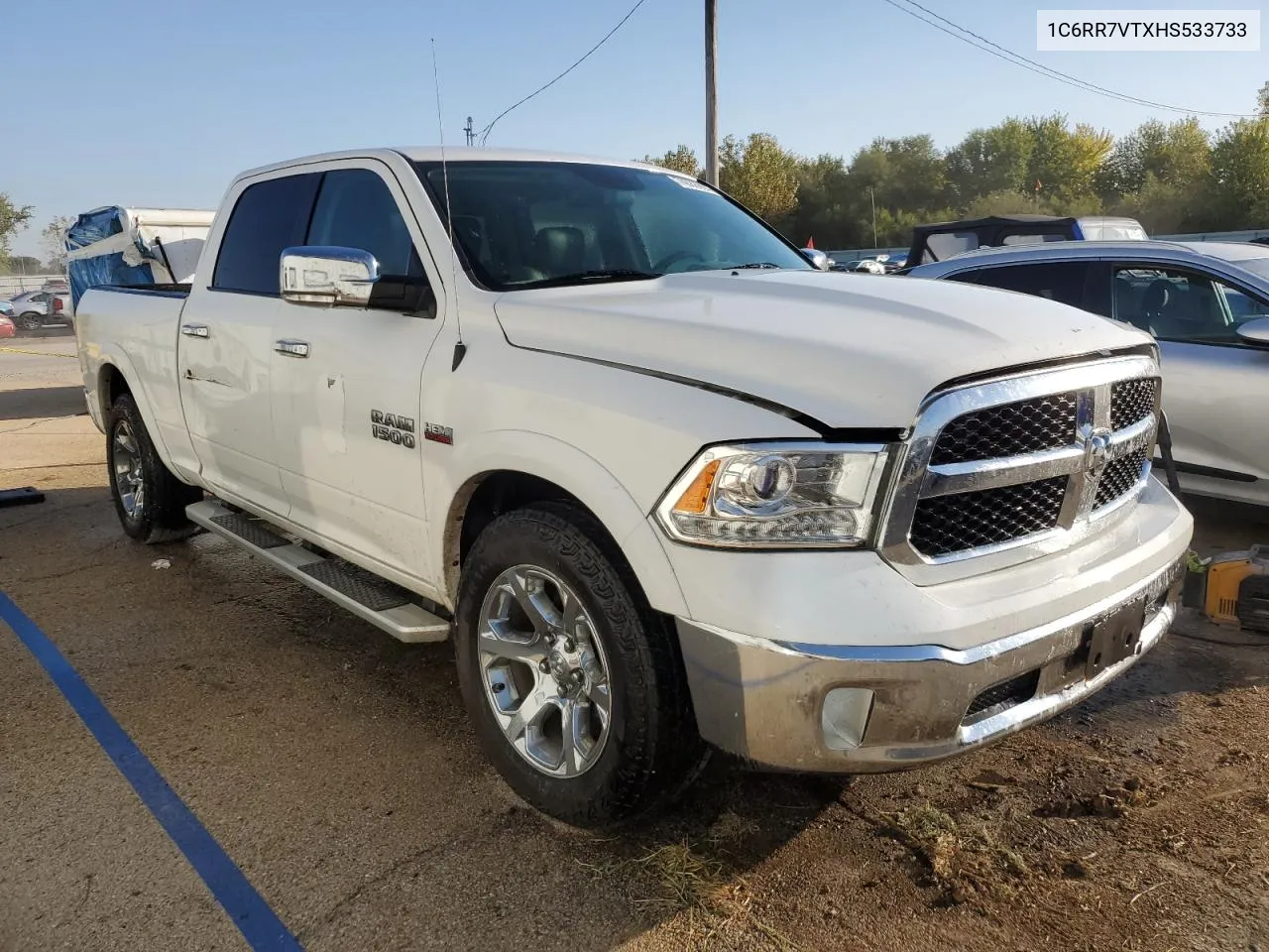 2017 Ram 1500 Laramie VIN: 1C6RR7VTXHS533733 Lot: 74688894