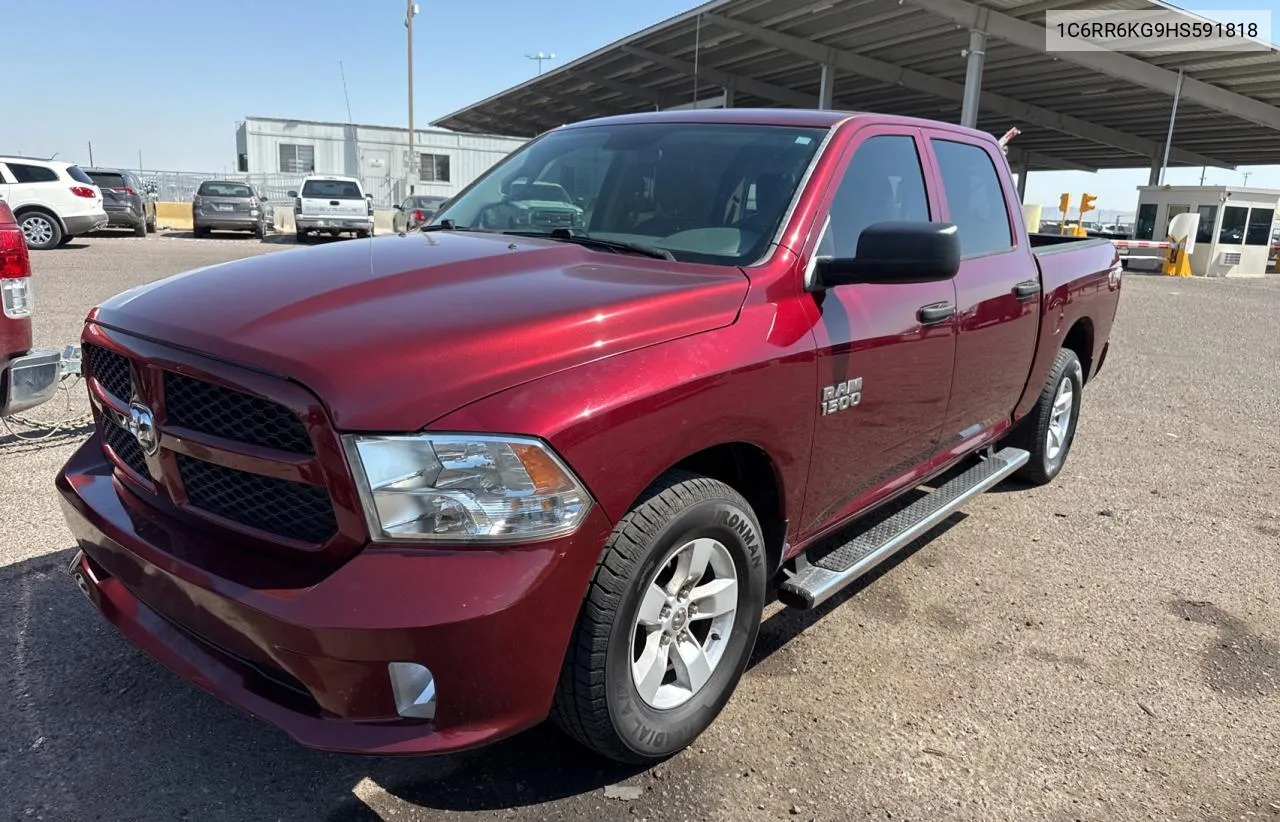 2017 Ram 1500 St VIN: 1C6RR6KG9HS591818 Lot: 74814724