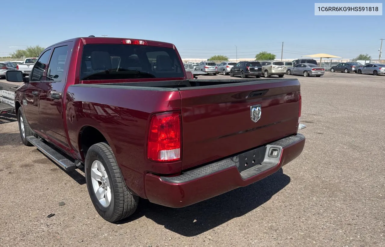 2017 Ram 1500 St VIN: 1C6RR6KG9HS591818 Lot: 74814724