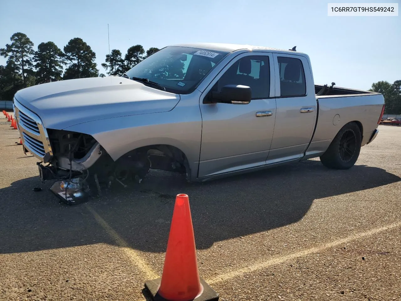 2017 Ram 1500 Slt VIN: 1C6RR7GT9HS549242 Lot: 74852814