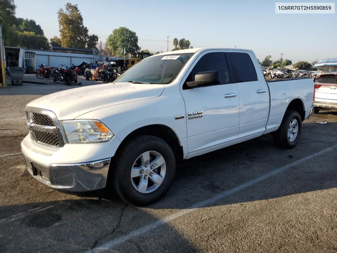 2017 Ram 1500 Slt VIN: 1C6RR7GT2HS590859 Lot: 74875654