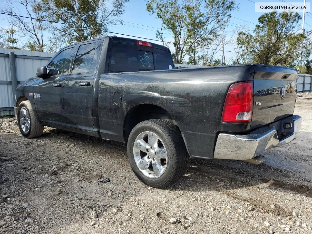 2017 Ram 1500 Slt VIN: 1C6RR6GT9HS542169 Lot: 74934774