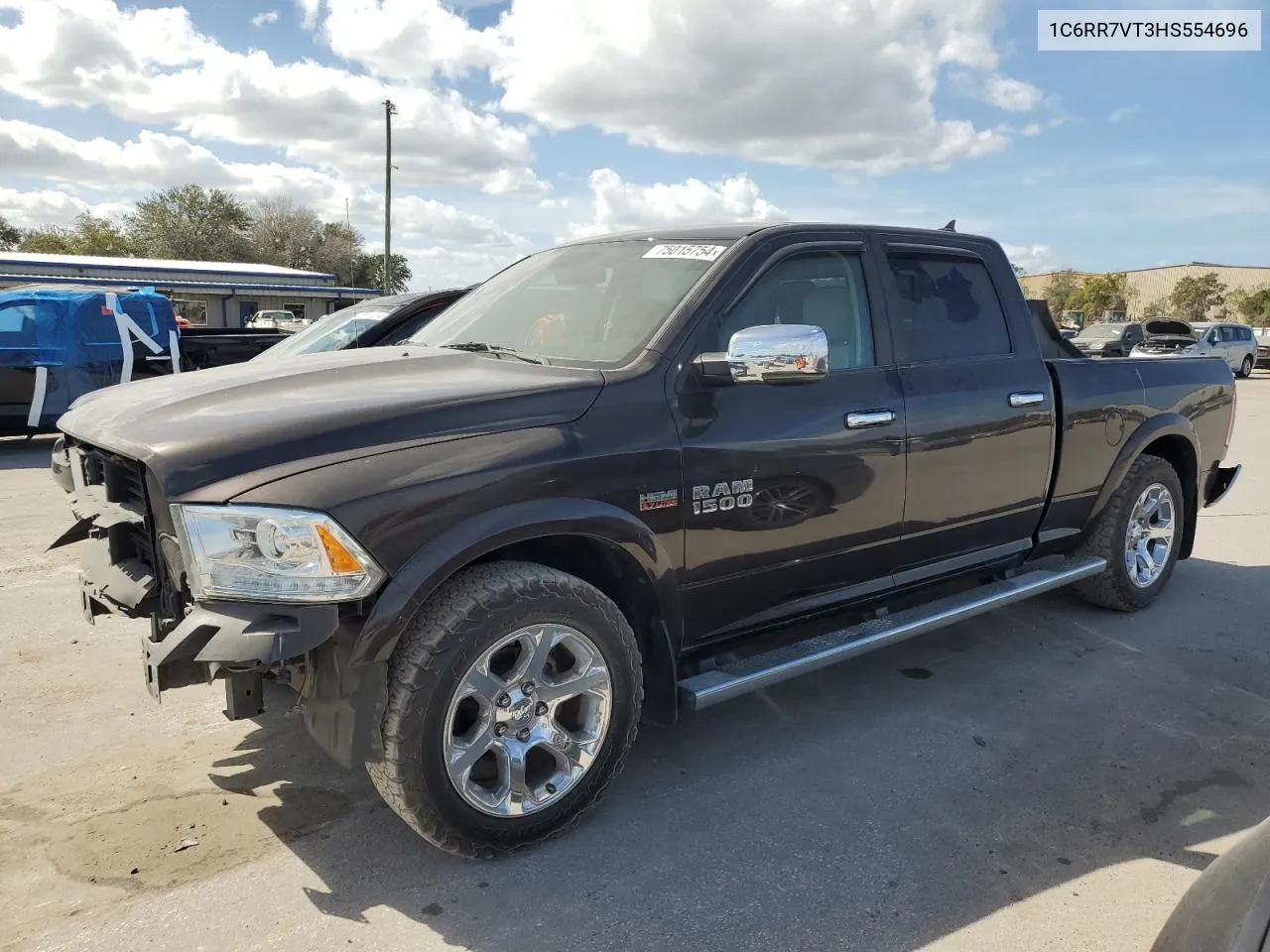 2017 Ram 1500 Laramie VIN: 1C6RR7VT3HS554696 Lot: 75015754