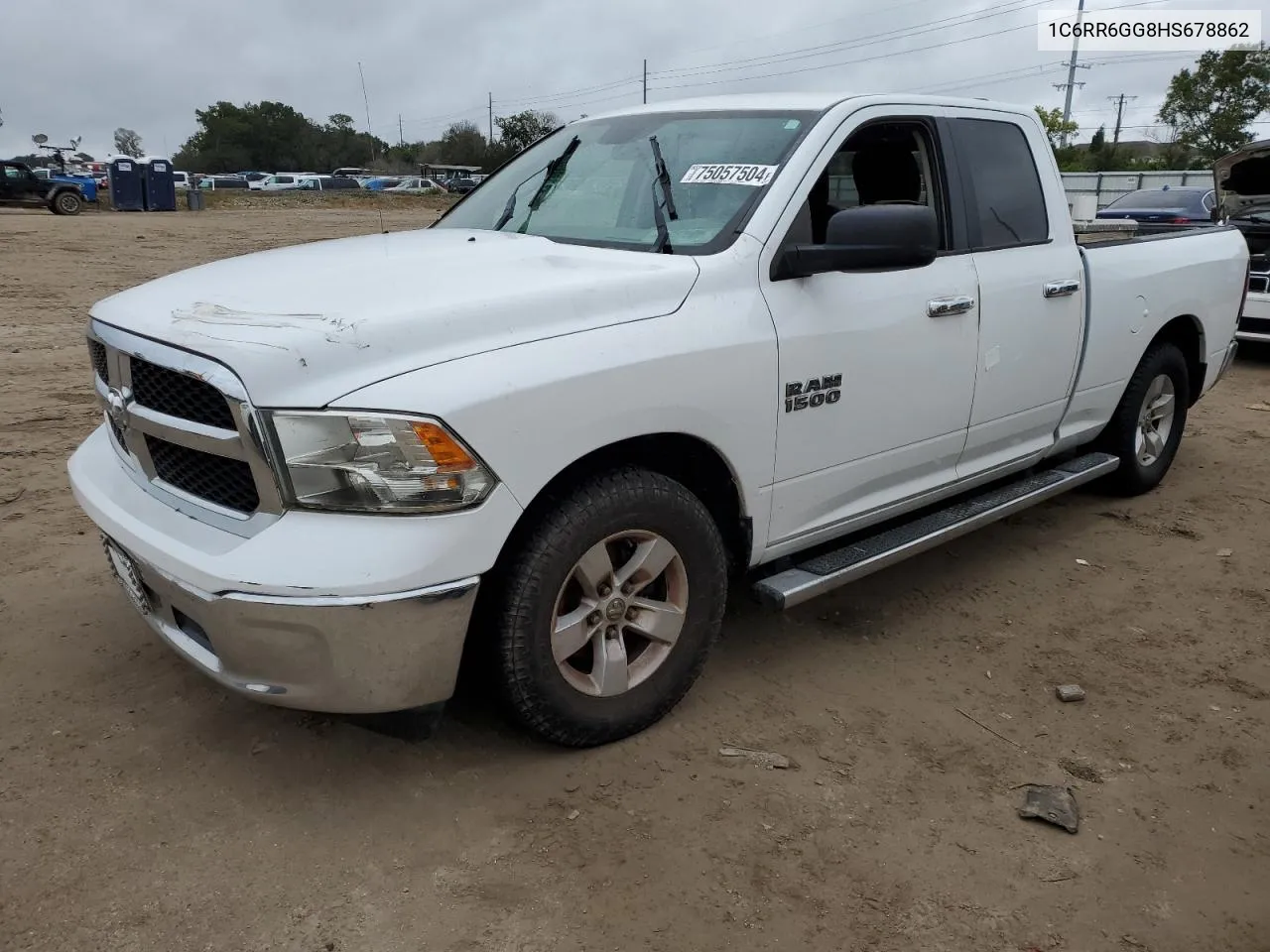 2017 Ram 1500 Slt VIN: 1C6RR6GG8HS678862 Lot: 75057504