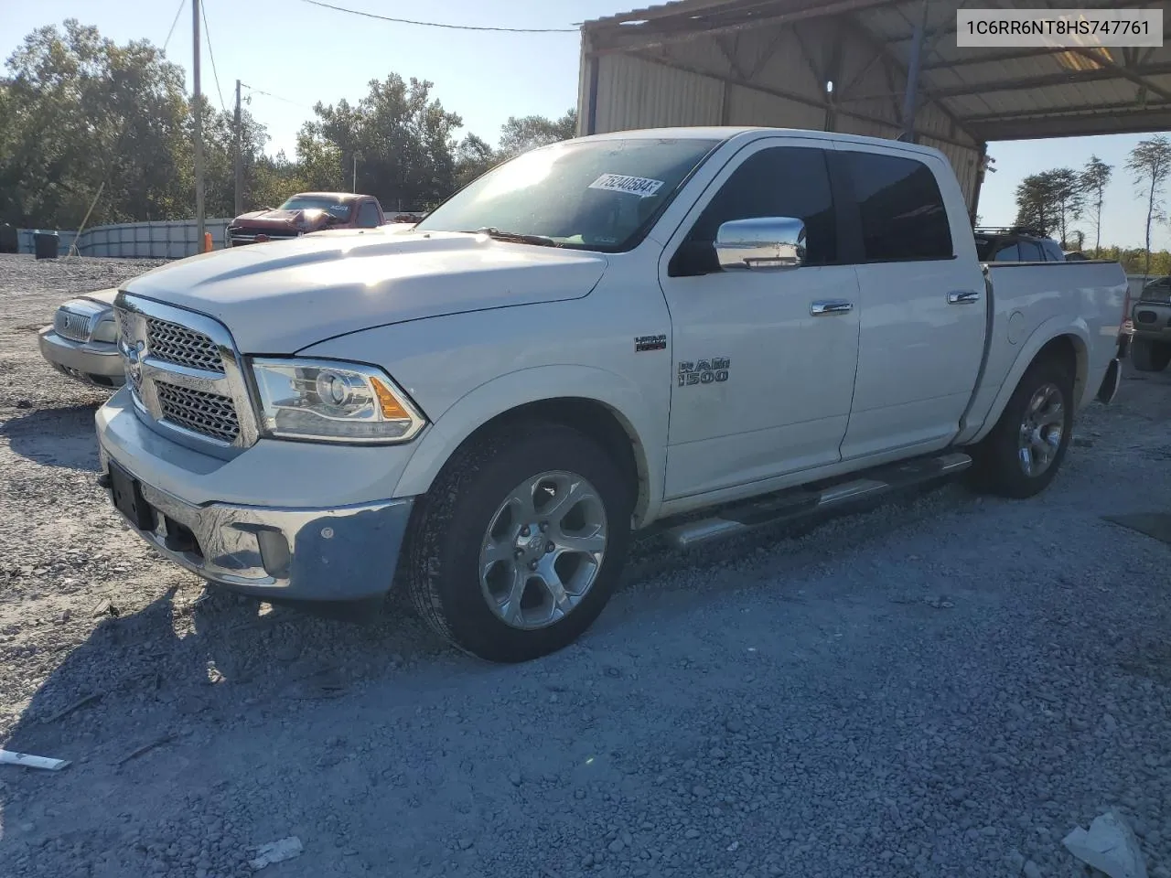 2017 Ram 1500 Laramie VIN: 1C6RR6NT8HS747761 Lot: 75240584