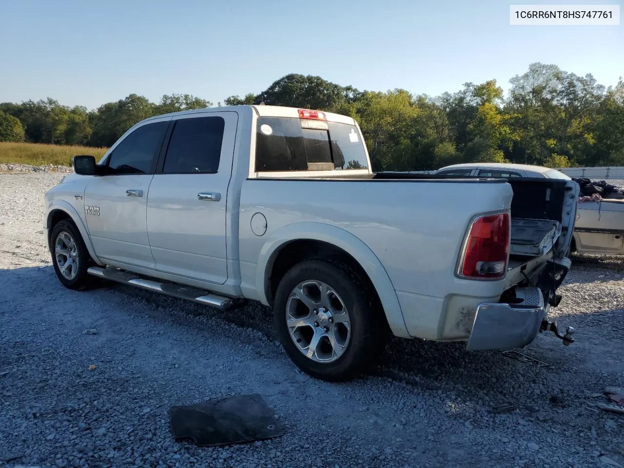 2017 Ram 1500 Laramie VIN: 1C6RR6NT8HS747761 Lot: 75240584