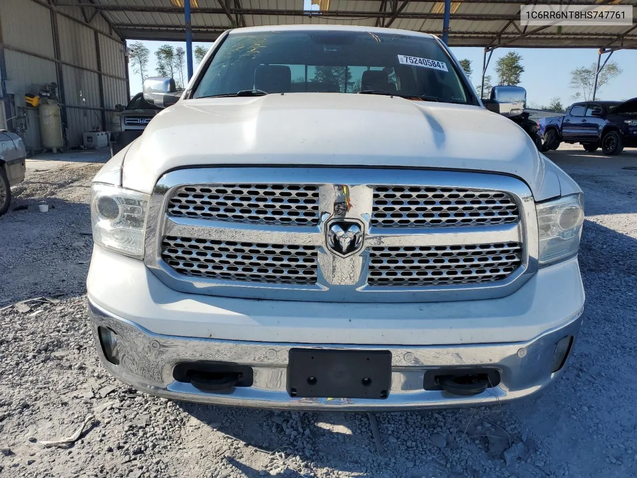 2017 Ram 1500 Laramie VIN: 1C6RR6NT8HS747761 Lot: 75240584